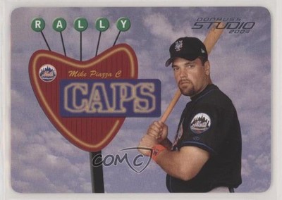 2004 Donruss Studio Rally Caps Die-Cut 31/500 Mike Piazza #RC-28 HOF o7m