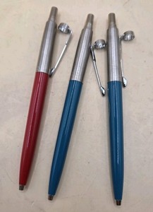 3 New PARKER Jotter Ballpoint Pen for Parts or Repair