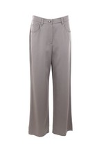 BRUNELLO CUCINELLI WOMEN'S GREY WIDE LEG TROUSERS MSRP 2695 36