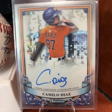 2024 Bowman Sterling - Prospect Autographs Camilo Diaz #PA-CD (AU, RC)