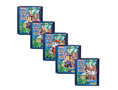 Panini Paw Patrol Serie 10 Jungle Pups Sticker (2024)   5x Stickertüten