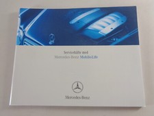 Scheckheft Mercedes Benz W168, W203, R170, R230, etc. von 10/2003 auf Schwedisch