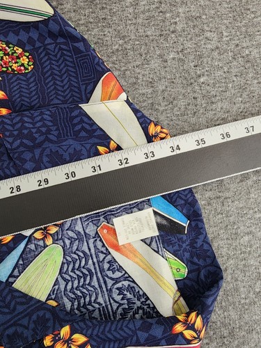 VINTAGE Compaq Computer Hawaiian Shirt Mens Extra Large Longboards Adult A63 - Picture 9 of 9