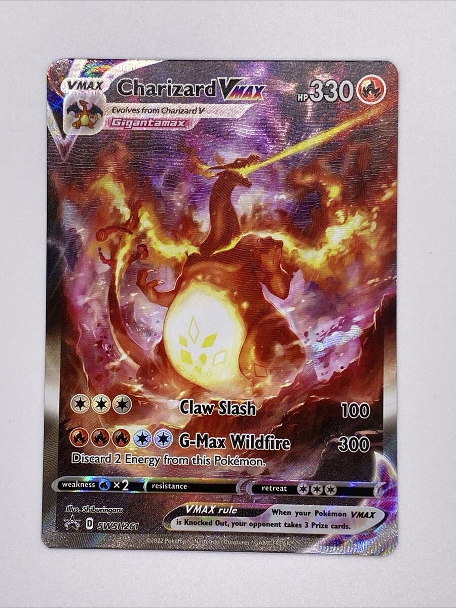 Pokémon TCG Charizard VMAX SWSH261 Black Star Promo Pokémon TCG Charizard VMAX SWSH261 Black Star Promo