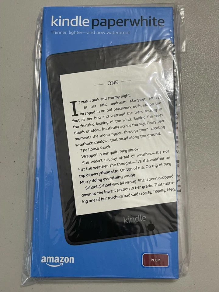 Amazon Kindle Paperwhite 10th Generation 8 GB Wi-Fi 6" eBook Reader Tablet Plum. - Image 3 of 4