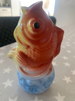 VINTAGE CHINESISCHE GOLDFISCH VERSCHÜTTEN KRUG HERSTELLER MARKE
