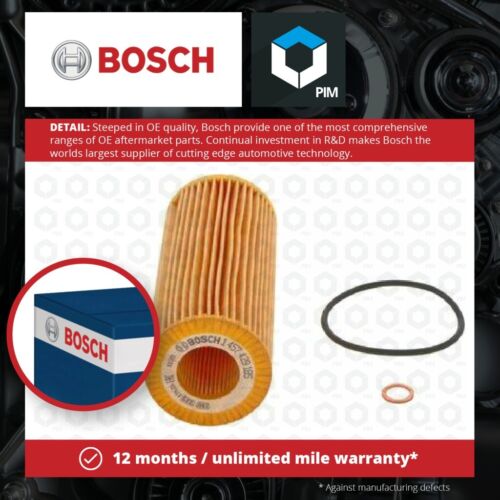 2x Oil Filters fits BMW 320 E46 2.0D 03 to 06 Bosch 11427787697 New MULTIBUY - Picture 1 of 6