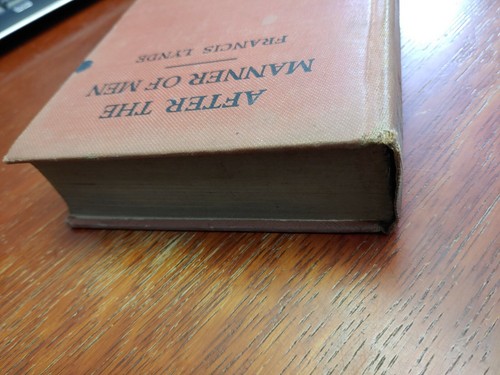 After the Manner of Men by Francis Lynde, 1916 HC Grossett & Dunlap 1st edition? - Foto 9 di 10