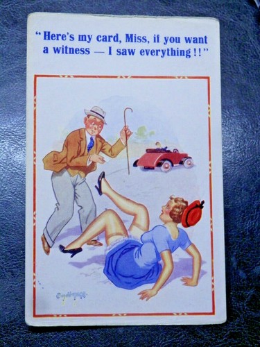 Donald McGill Comic Postkarten Meer Humor 1945-62 Auswahl aus Liste - Bild 16 von 30