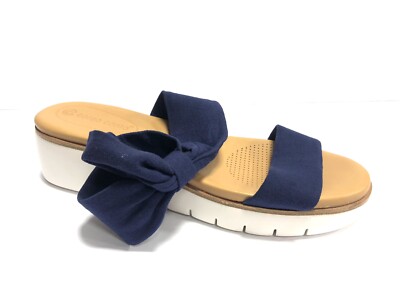 Corso Como, Blayke, Women s Blue Wedge Sandals, Size 8M