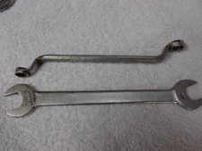 Vintage Indestro Super 5/8-11/16 Tappet & Offset 6 point 3/8-7/16 Wrench USA