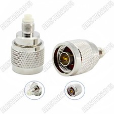 1x N Male Plug to FME Female Jack Adapter N-FME Type Straight Coaxial Connector