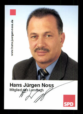 Hans Jürgen Noss Autogrammkarte Original Signiert  ## BC 90316