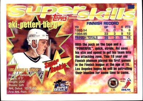 1995-96 Topps đ„
INSERTS đ„
VOUS CHOISISSEZ VOS FAVORIS đ NHL HOCKEY đ„
Cartes - Photo 82 sur 96