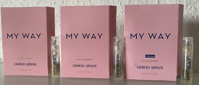   Giorgio Armani ~  2 x My WAY /1 x My Way Intense  je 1,2 ml Ed Parfum Probe