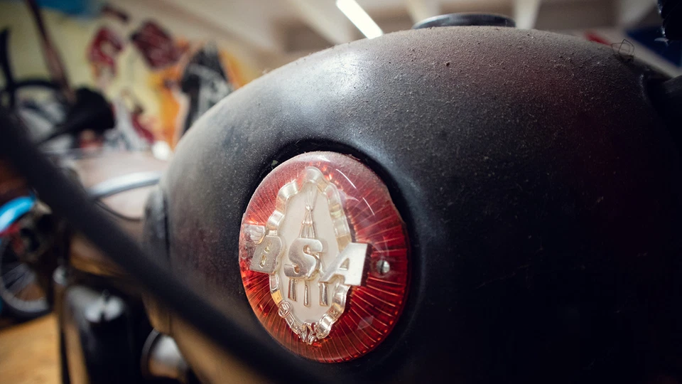 BSA B 33 / B33 Oldtimer Motorrad von 1955 Klassiker Rarität - Bild 3 von 4