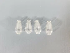 Dollhouse Glass Chimney Hurricane Shade Clear 1:12 Scale Miniature DIY Lamps