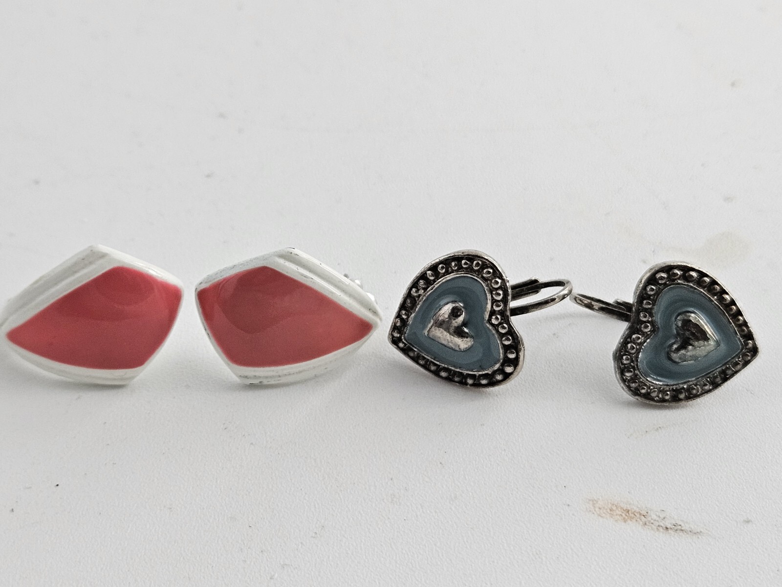 Vintage Enamel Gold Tone Earring Lot - image 18