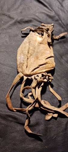 **AWESOME ANTIQUE NATIVE AMERICAN HANDMADE MEDICINE BAG VERY NICE OLD HTF !!* - Picture 2 of 6