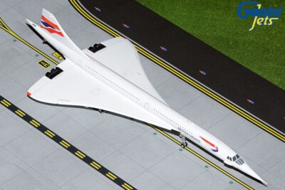 Maquette Avion Concorde - United Air Lines - Échelle 1:200 - Inflight - Métal - Neuf
