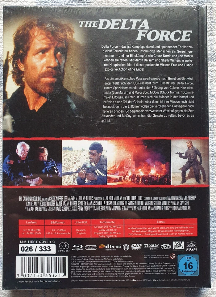 Delta Force - Limited Collectors Edition Mediabook Cover C (DVD+Blu-ray) NEU OVP - Bild 2 von 2
