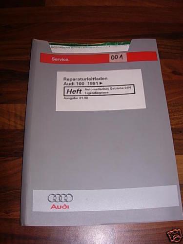 Reparaturleitfaden Audi 100 1991 Automatisches Getriebe 01N Eigendiagnose