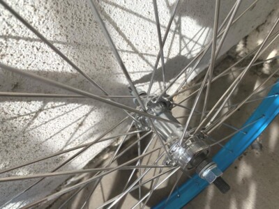 Set Ruote Bici Lowrider 26 X 1.75 X 12G – Mozzo A Contropedale O Freewheel, BMX - 3