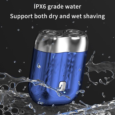 Electric Shaver, Mini Portable Rechargeable Shaver, Men's Double Headed Shaver