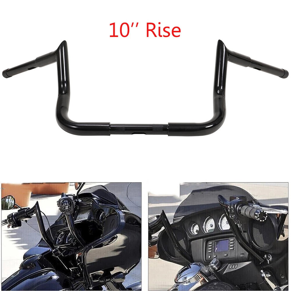 For Harley Electra Glide Street Glide 10"Meathook Ape Bar Handlebar - Изображение 3 из 4