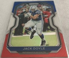 2020 Panini Prizm Football Jack Doyle Indianapolis Colts Red White Blue Prizm