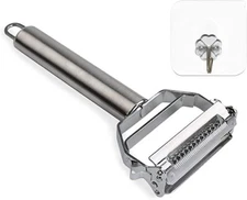  Kitchen Vegetable Peeler Stainless Steel Melon Planer Double black