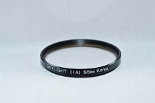 Generic 55 mm Skylight 1A Screw-In Filter Made in Korea. V-201 