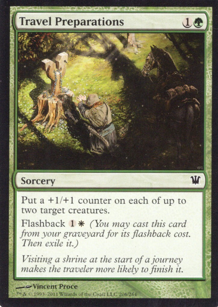 4X TRAVEL PREPARATIONS 206/264 INNISTRAD MTG MAGIC MP X4 (yourdeckbuilder)