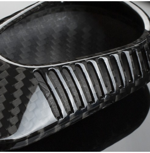 Fit MERCEDES-BENZ E S CLASS Hollow Carbon Fiber Hard Remote Key Fob Case Cover - Picture 3 of 12