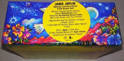 JANIS JOPLIN-BOX OF PEARLS:COLLECTION-5CD BOX SET-4 CDS
