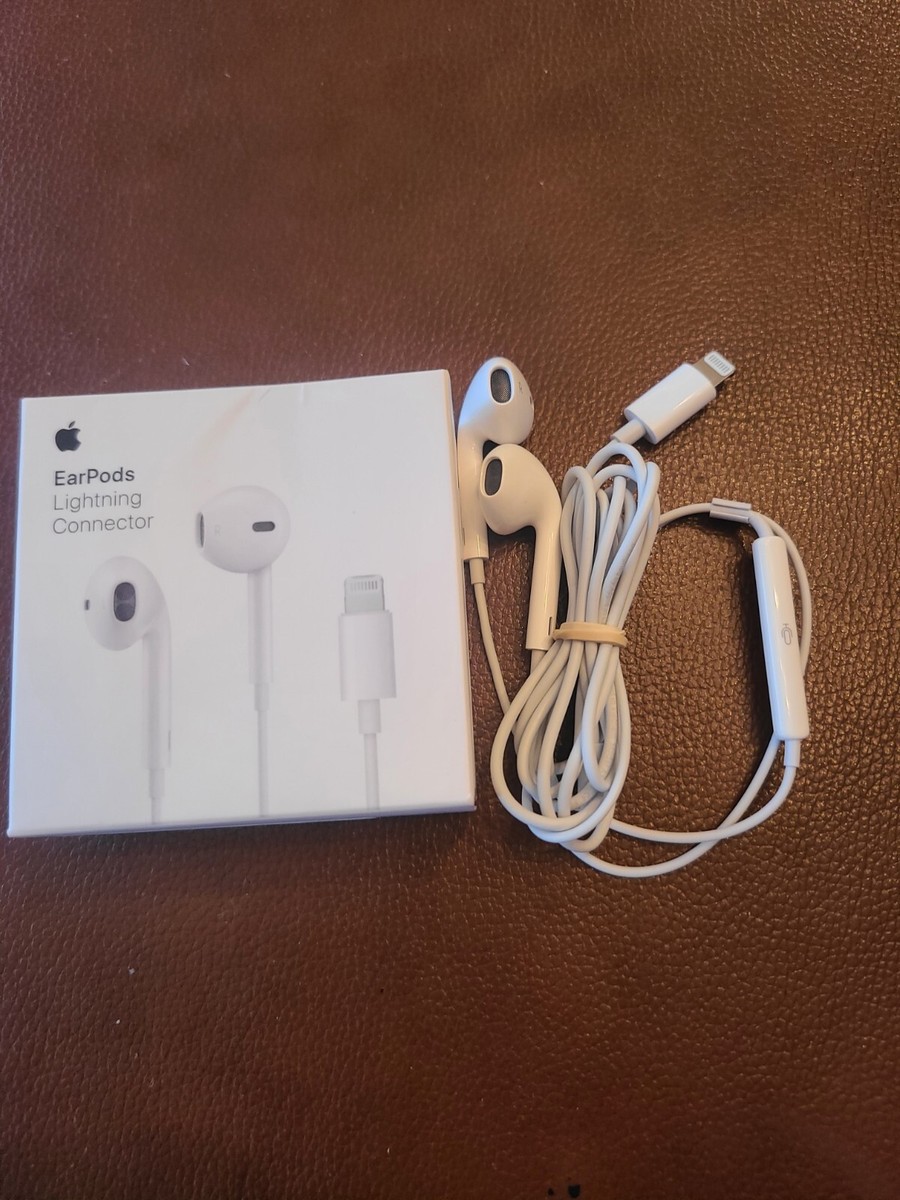 Box Lighting Connector Headphones Authentic Apple EarPods