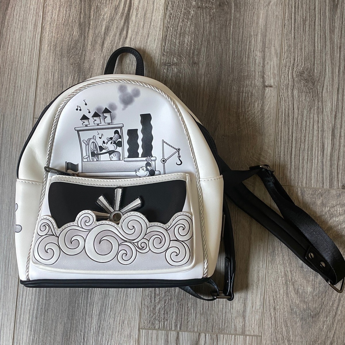 Loungefly Disney Mickey Steamboat Willie Music Cruise Mini 