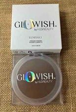 HUDA BEAUTY GloWish Lightweight Blurring Pressed Powder ~ 12 Rich ~ New In Box