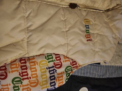 Vintage Coogi Rainbow Puffer Vest Size 3x Fits Like 2xlBig Logo Designer Quality - Picture 4 of 6