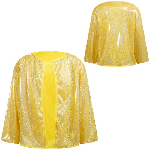 Kids Girls Outerwear Dance Shrug Soft Cardigan Stage Performance Shirts Party - Picture 39 of 90