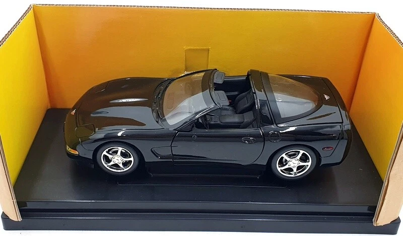 Ertl 1/18 Scale Diecast 33255X - 2003 Chevrolet Corvette - Black - Image 4 of 4