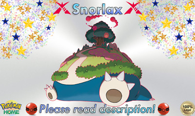  Jump Festa '20 Gigantamax Snorlax EVENT 6IV Sw/Sh BD/SP S/V HOME ( Legal)