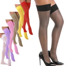 Women's Oil Stockings Silk Thin Stay Up Lingerie Footed Tights Silk Stockings