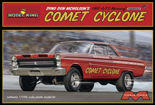 Moebius 1238 1965 DYNO DON NICHOLSON MERCURY COMET CYCLONE MODEL