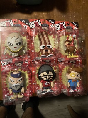 6X FGTEEV Action Figures DUDDY DERPY BACON GURKEY TURKEY FUNNEL MEGGZ POSTAL