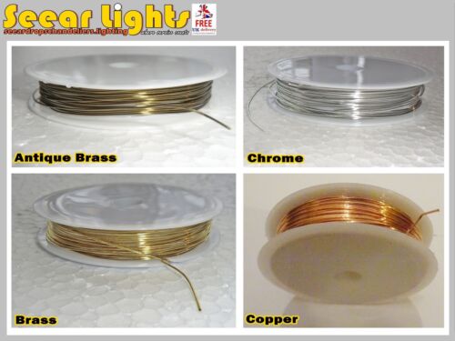 3 5m Reel Chandelier Wire Light Parts, How To Wire Chandelier Crystals