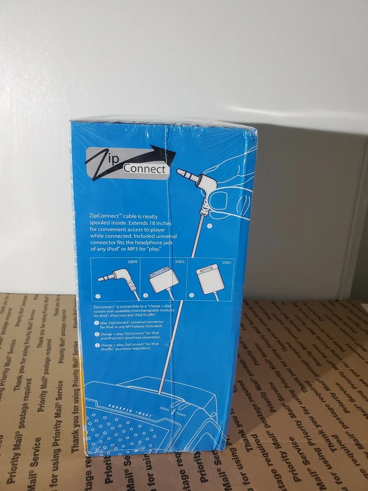 iSplash wireless splashproof shower speaker pool Sharper image zip connect NEW - Image 2 of 4