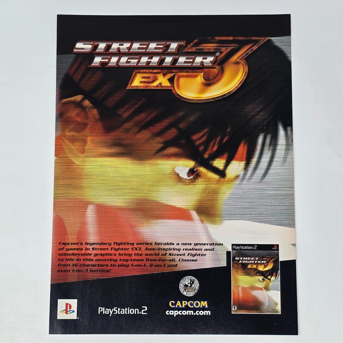 Street Fighter EX 3 Sony PlayStation 2 PS2 Legendary Print