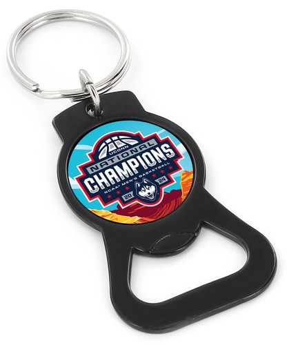 UCONN - 2024 NATIONAL CHAMPIONS - BOTTLE OPENER KEYCHAIN - NCA-2804-BK-26 - 第 1/1 張圖片
