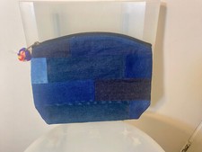 Case Waterproof Cosmetic Toiletry Bag Jeans Tribal Denim Hobo Boho Travel NN